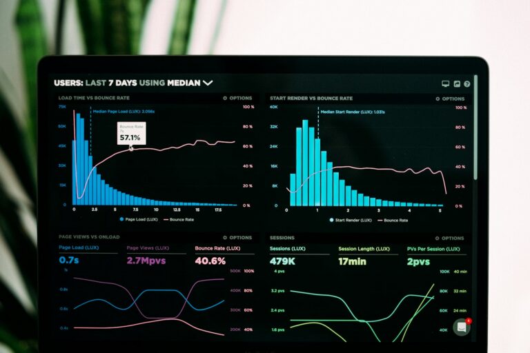 Data analytics dashboard representing AI-powered competitive intelligence and market signal analysis for enterprises